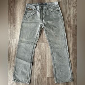Jordan Craig straight leg jeans men’s 34x30 gray gently used